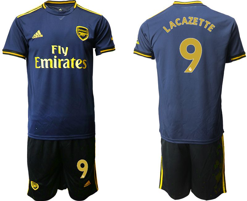 Men 2019-2020 club Arsenal away #9 blue Soccer Jerseys->tottenham jersey->Soccer Club Jersey